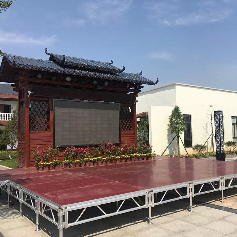 铝合金卡扣舞台铝合金舞台户外演出婚庆婚礼活动简易拼装舞台