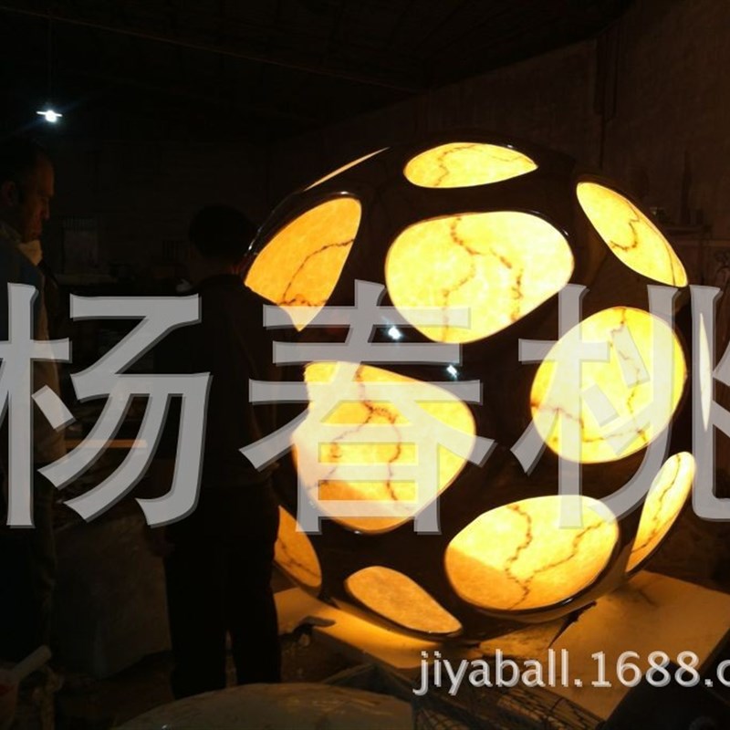 镂空球体不锈钢雕塑 多v造型空心装饰圆球 酒店广场摆设球
