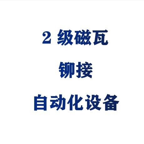 磁瓦固定夹自动铆接设备工装
