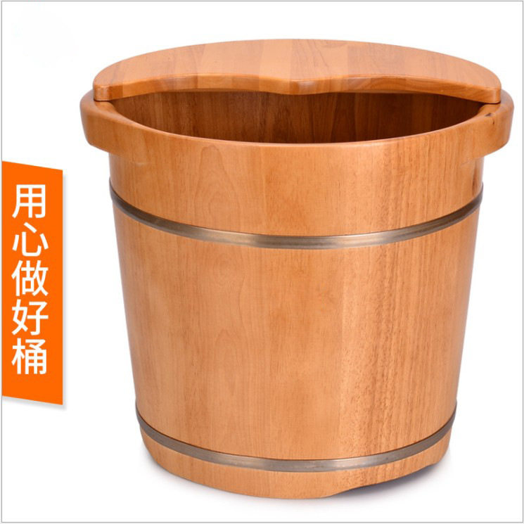 佩德金泡脚木桶橡木足浴桶实木洗脚泡脚木桶木质足浴盆木盆沐足