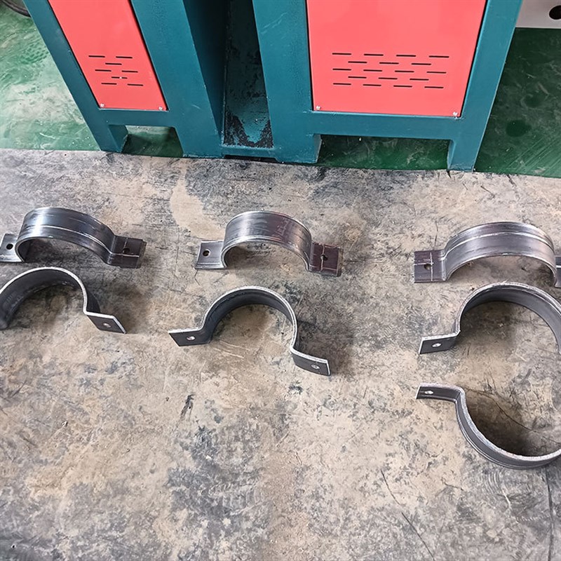 数控扁铁抱箍成型机 U型u卡箍全自动抱箍机 大型抱箍成型一体机图片