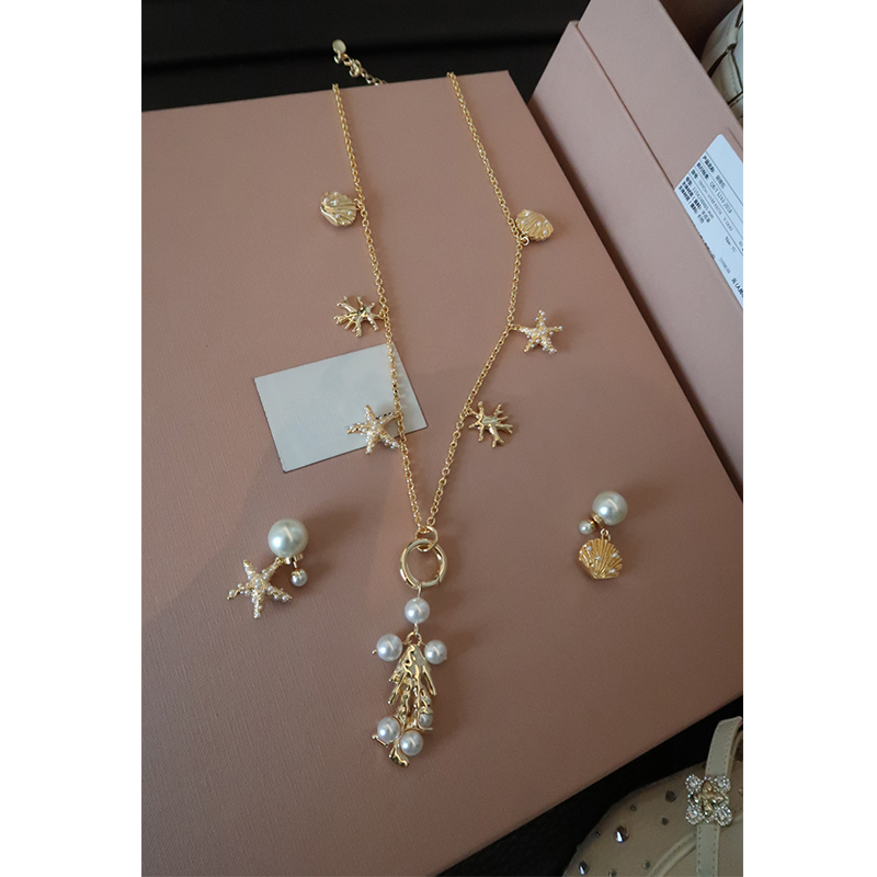 重工订制金色度假海洋之星项链 YH0016