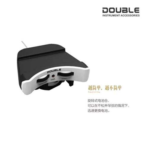 德博声学（X2 DOUBLE）尤克里里拾音器吉他单双拾音免开孔电池混