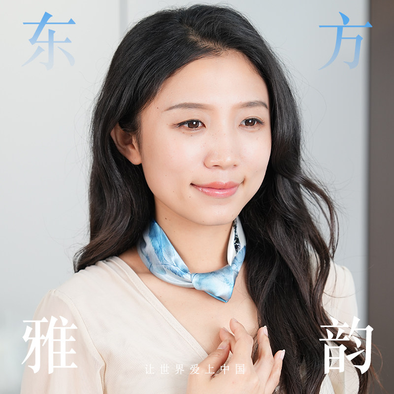 拉菲妮2026春夏桑蚕丝印花真丝中方巾女丝巾系脖礼盒送长辈礼物