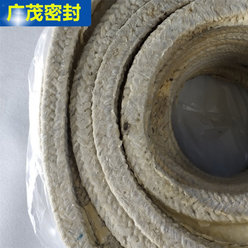 纯棉纱牛油盘根 水泵密封填料绳耐磨船用 油浸黄油石棉盘根10mm