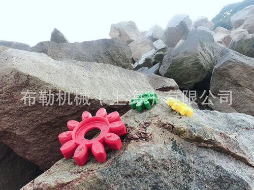 XL6型星型联轴器/软连接GR38梅花瓣弹性体块/胶垫CJ缓冲垫减震垫