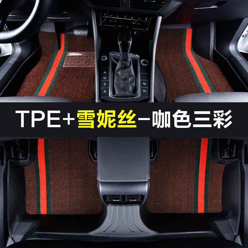 TPE脚垫新捷达出租汽车专用环保耐磨防水桑L塔纳普桑教练车va3浩