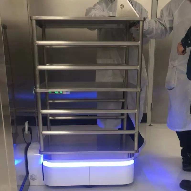 服务机器人工厂车间搬运送物配送机器人