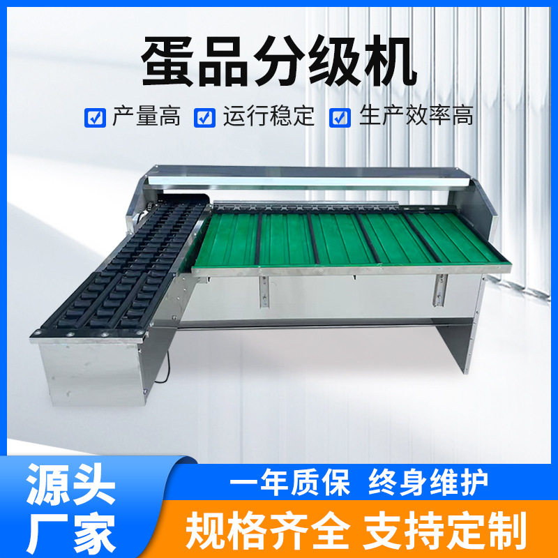 鸡蛋鸭蛋重量分级分选机 鹅蛋大小分选设备 绿壳蛋称重分拣机器
