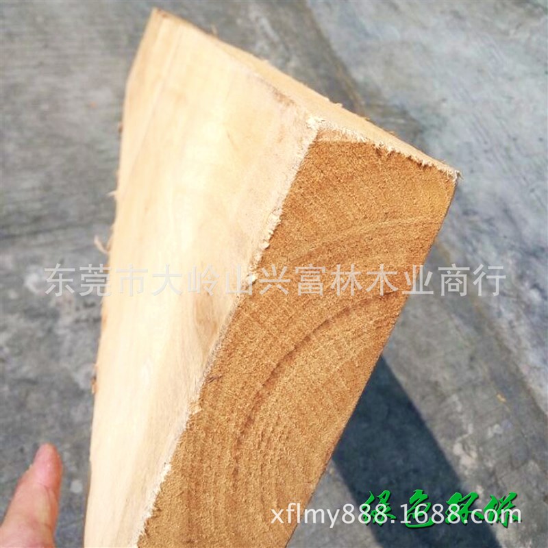 海南橡胶木板沙发条加工规格料J直拼板床板料餐椅料