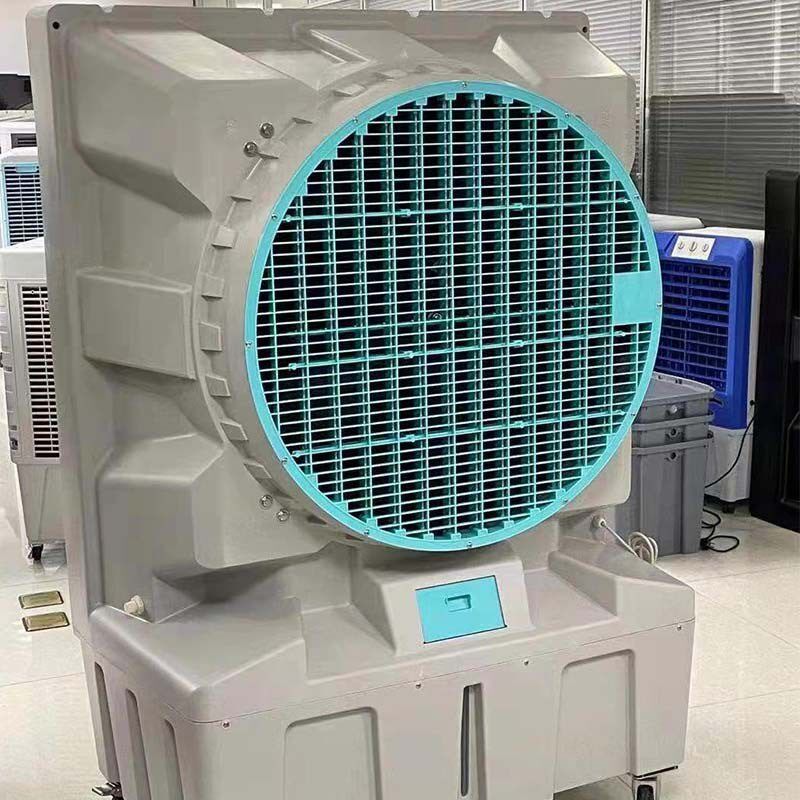 供应便捷c可移动人工加水加冰带万向轮车间降温移动式冷风机
