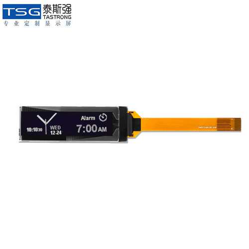 2.08寸oled显示屏 256*64分辨率SH1122驱动长排线14P插接oled屏