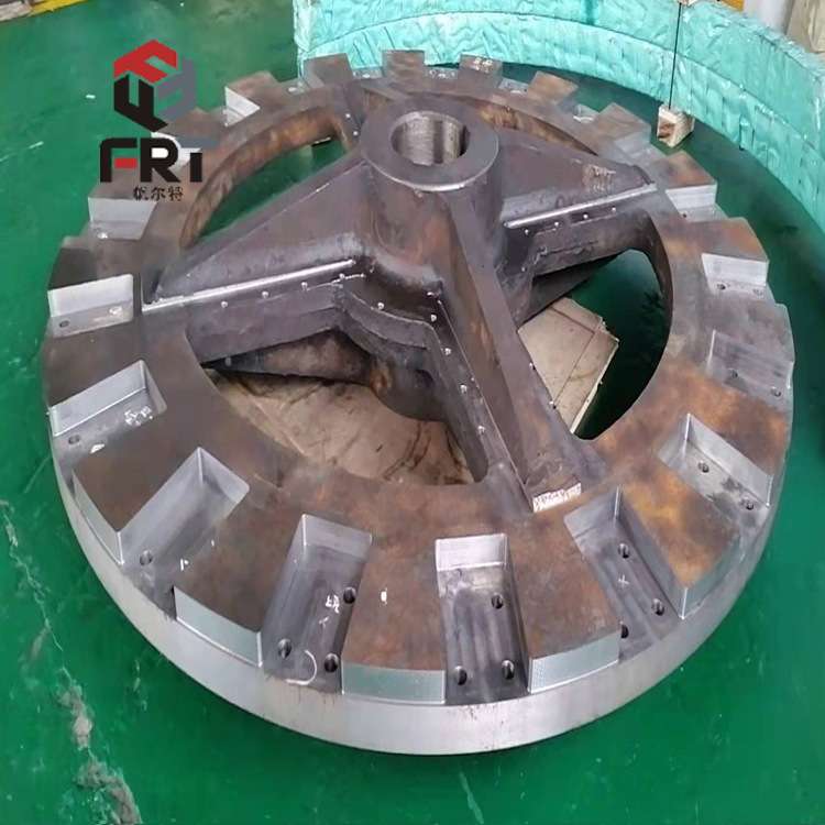 河南非标大模数铸钢圆柱齿轮弧形分段锻打传动齿条铣齿制作