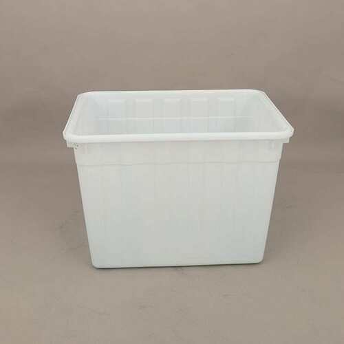 塑料水箱白色 加厚方形300L塑料水箱 大号海鲜塑料方箱 套式箱
