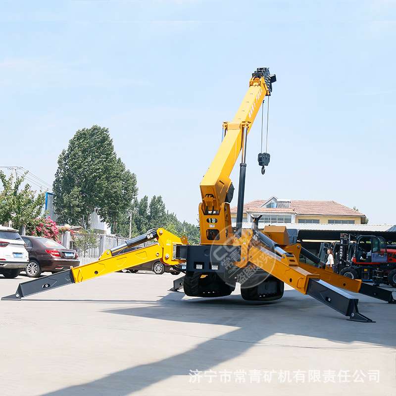 蜘蛛吊车履带式室内外微型伸缩吊遥控起重吊机2吨3吨5吨8吨履带吊