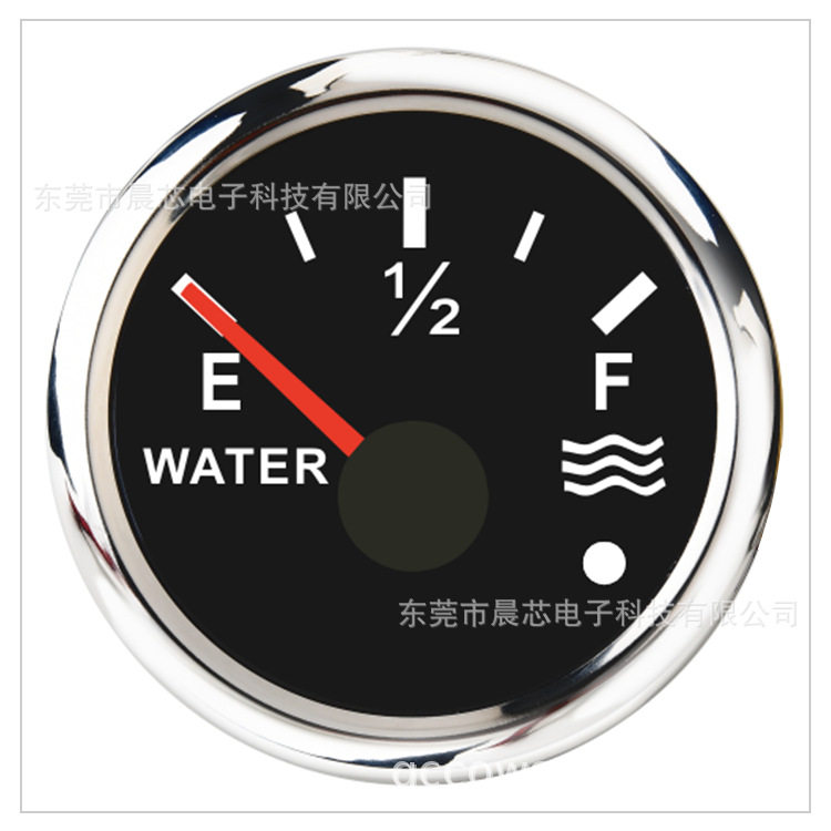 52mm水位表用于房车卡车游艇柴油车改装智能报警进口芯片水量表