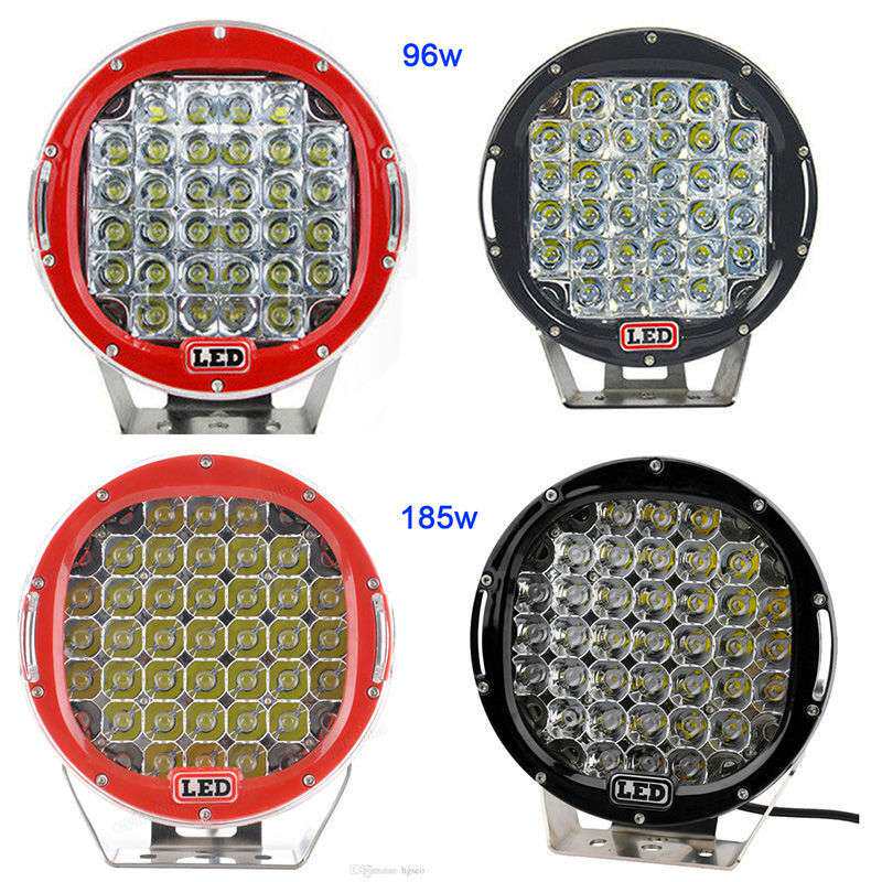 96W led工作灯越野车卡车前射灯探照灯LED雾灯检修灯9英寸驾驶灯