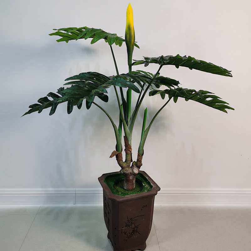 北欧风绿植摆件大型仿真植物客厅装饰盆栽酒店仿真假树盆景摆设品