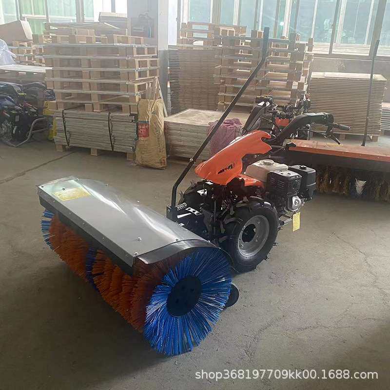 简单实用的全齿轮扫雪机 庭院道路冰雪清扫清除机 手推式扫雪机