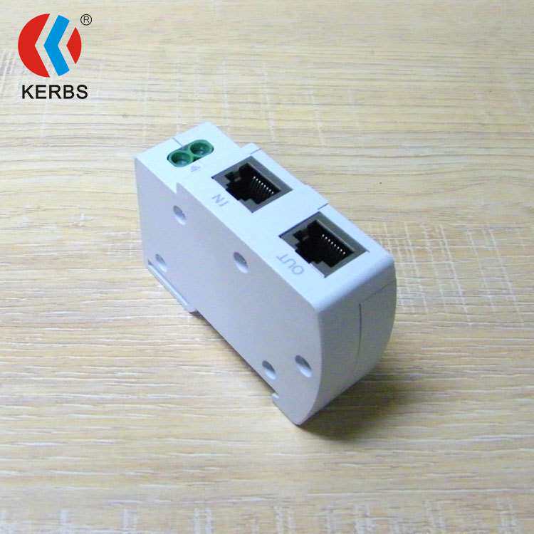 RJ45网络信号防雷器以太网浪涌保护器 网络信号电源二合一防雷器