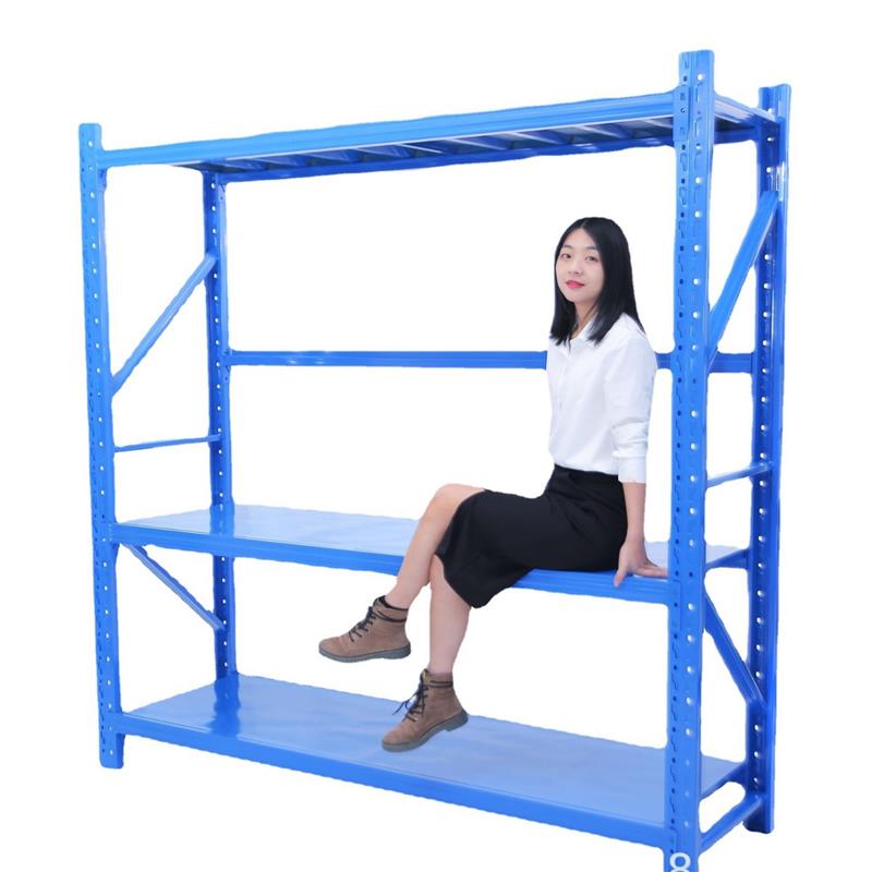 重型仓储货架加厚冷轧钢轻型仓库置物架家用四层储物架子工厂直供