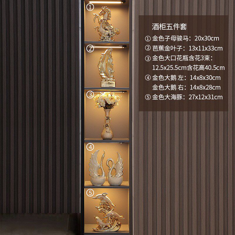 欧式餐桌花瓶摆件插花客厅装饰玄关办公室酒店陶瓷摆设高档工艺品