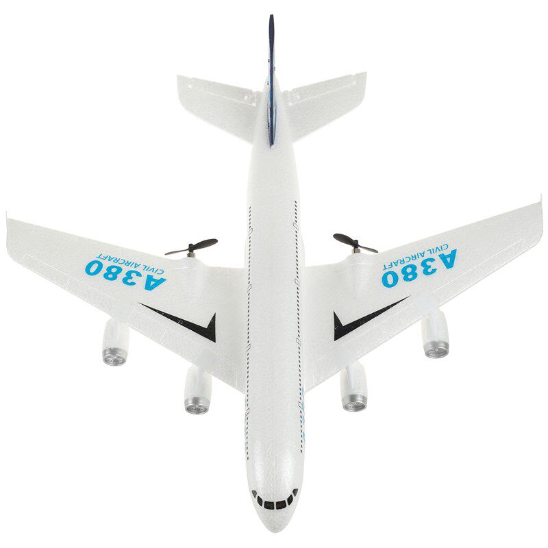 空客A380手抛式遥控滑翔机儿童电动玩具泡沫飞机航模玩具