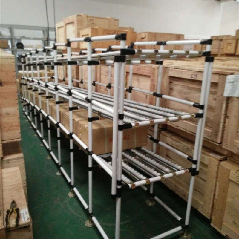 精益管货架 供应线棒流利式先入先I出仓储置物多层放料货架