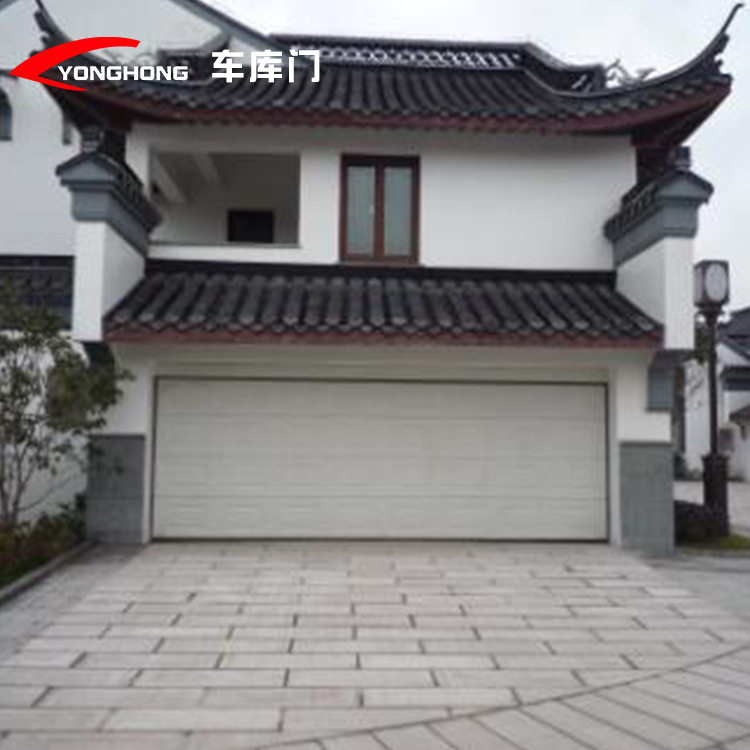 供应工业翻板车库门智能遥控垂直翻版车库门别墅车库翻板门