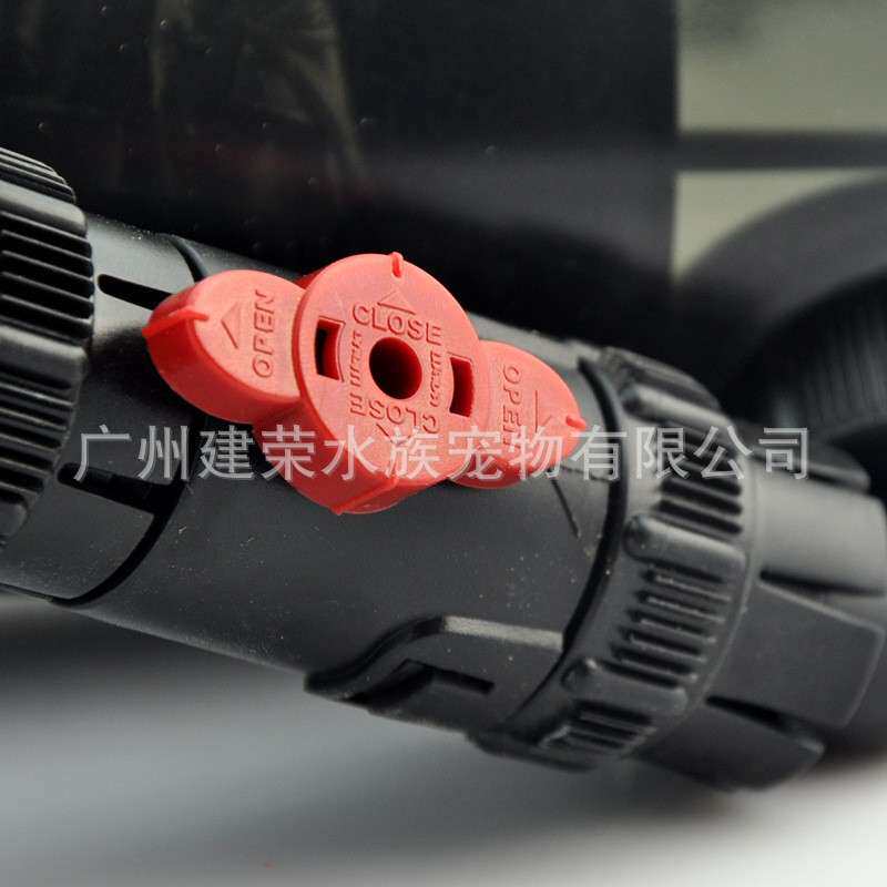 wave前置式无动力过滤桶鱼缸过滤器带快速脱离接头含过滤棉