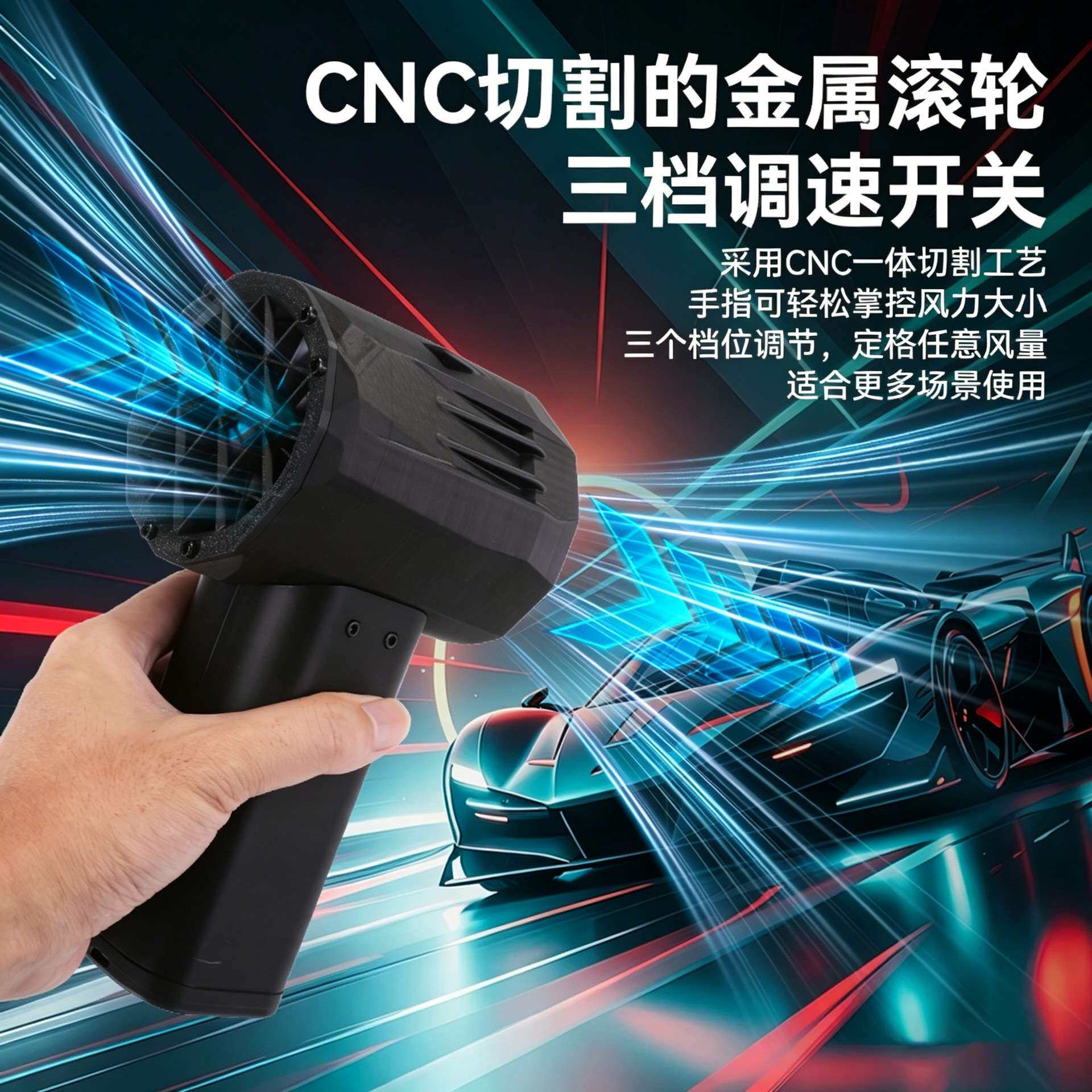 跨境新品 Mini X64PRO 升级版暴力涡轮风扇无级变速落叶清扫机