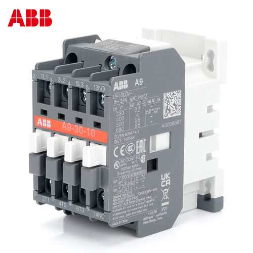 ABB接触器A95-30 A12 A40 A50 A75A A110 A185 A9-30-10交流220V