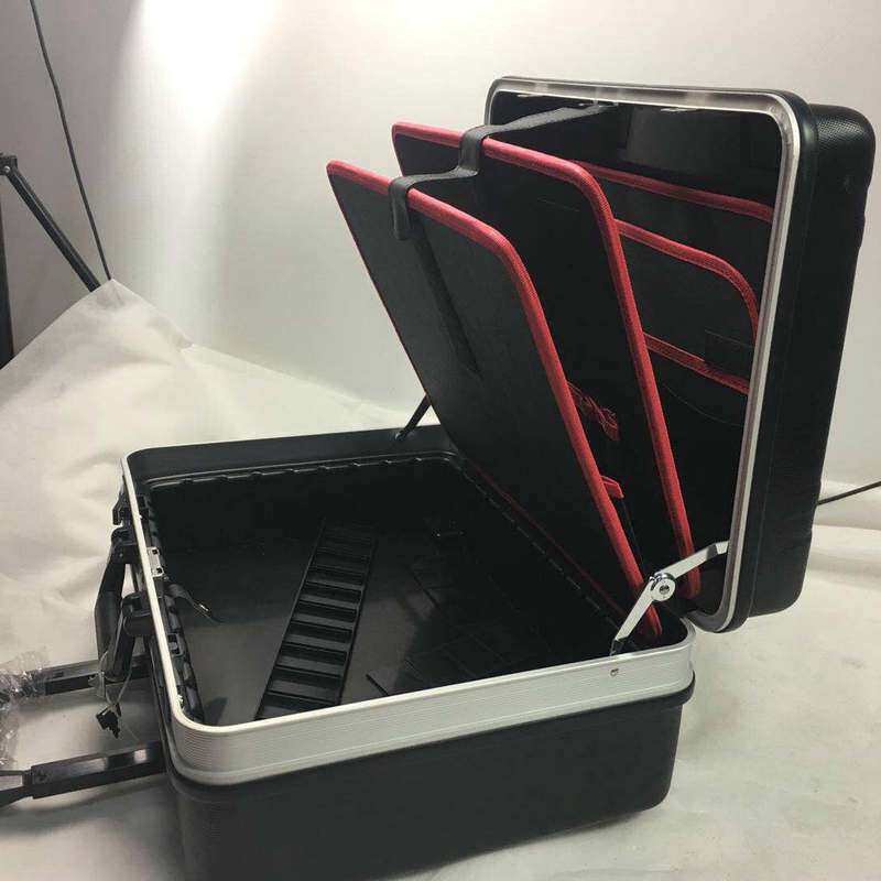工具箱 工具箱套装ABS多功能拉杆工具箱铝合金五金防水箱