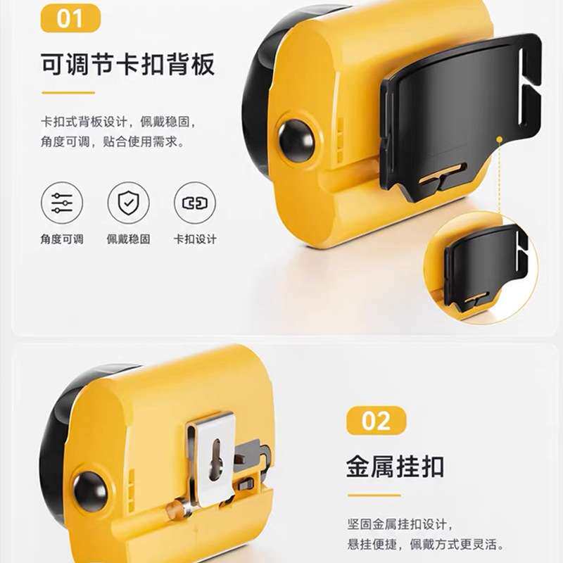 3C认证波迈特1758工业防爆头灯长续航高亮加油站煤矿用户外头戴灯