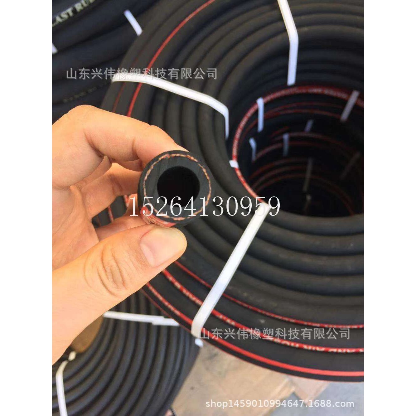 高压橡胶软管空压机用帘子线编织胶管16mm19mm25mm32mm38mm51mm