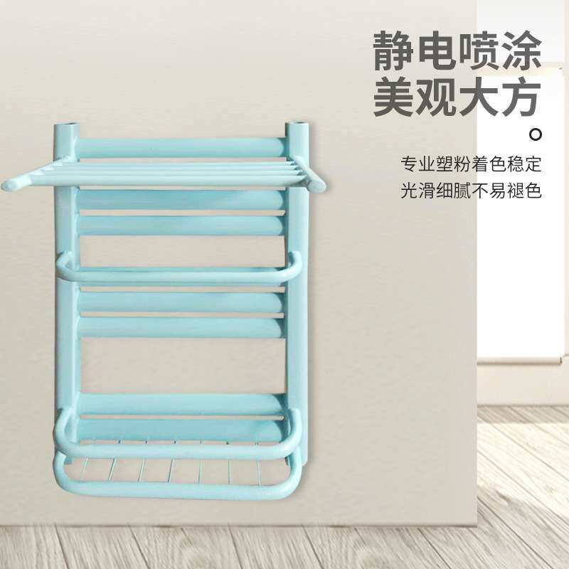跨境钢制卫生间取暖器现货家用浴室小背篓暖气片壁挂式散热器厂家