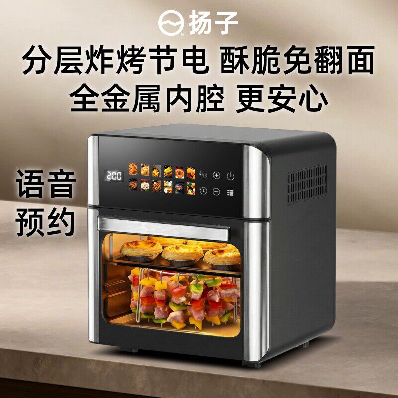 扬子2026家用新款电烤箱小型风炉空气炸锅蒸箱微波炉三四合一体机