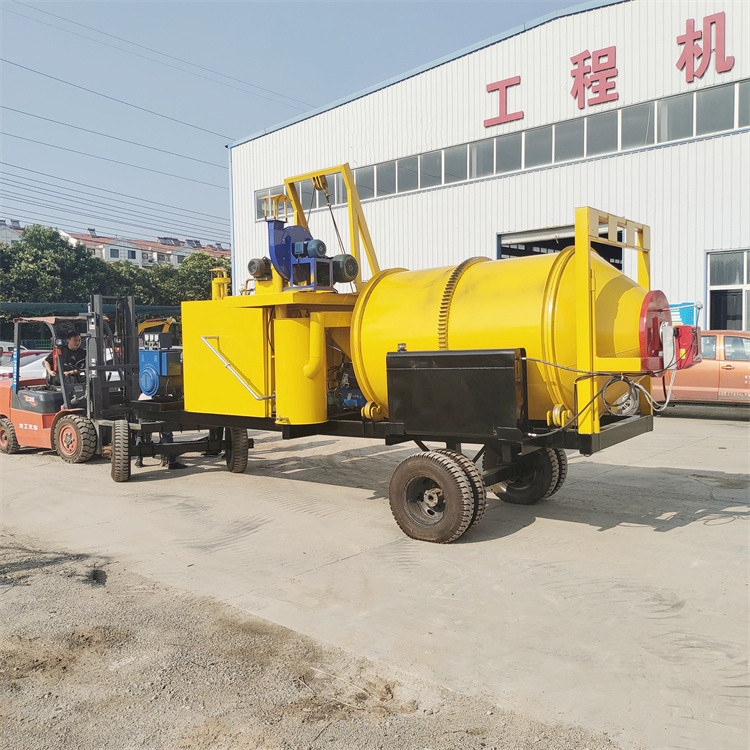 移动5方沥青稳定土搅拌车