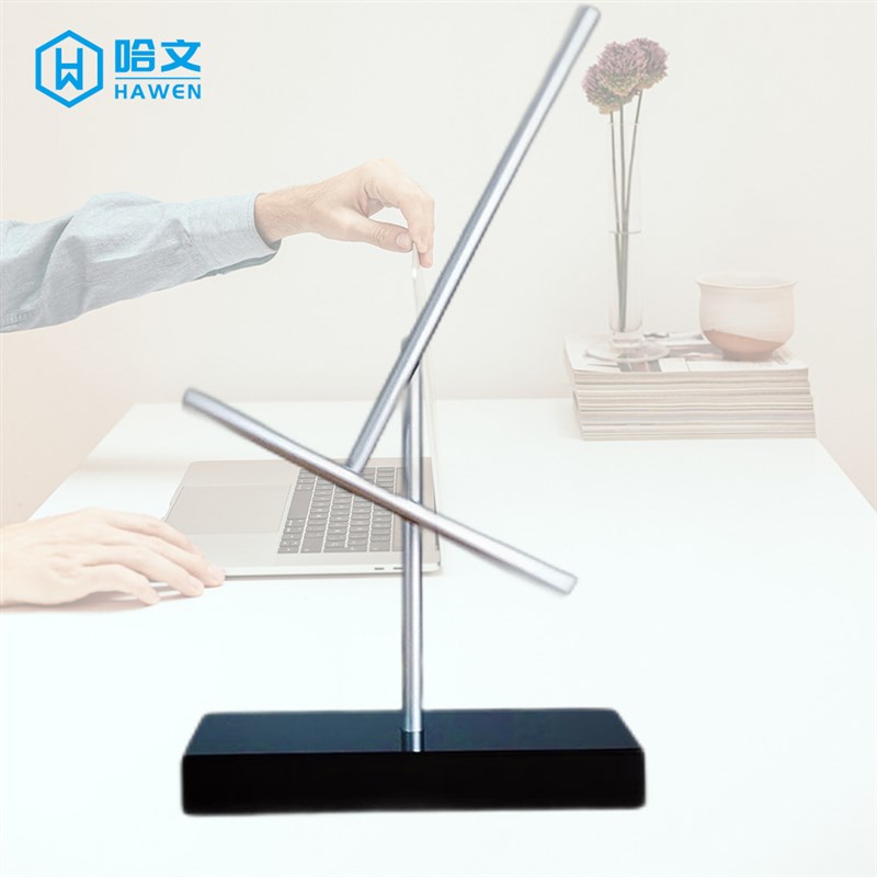 创意牛顿钢铁侠混沌摆件永动机模A型电磁双摆电池摇摆器桌面工艺