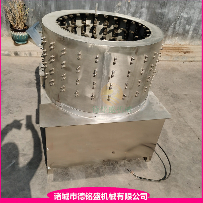 小型圆筒式牛头蹄猪用脱毛机
