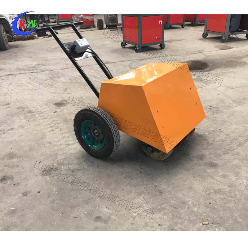手推式翻新除锈机 电动彩钢瓦除锈工具 小型钢板型材去污除锈设备