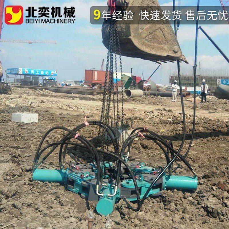 桩头破碎机 破直径5C0混凝土桩都用的破桩机