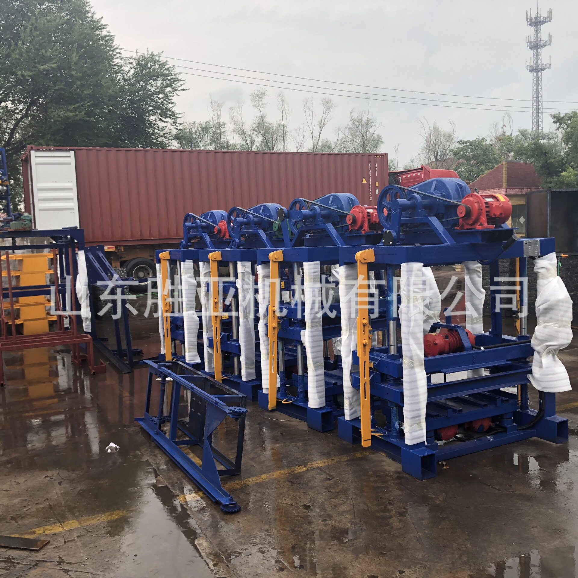 胜亚小型免烧制砖机QTJ4-40