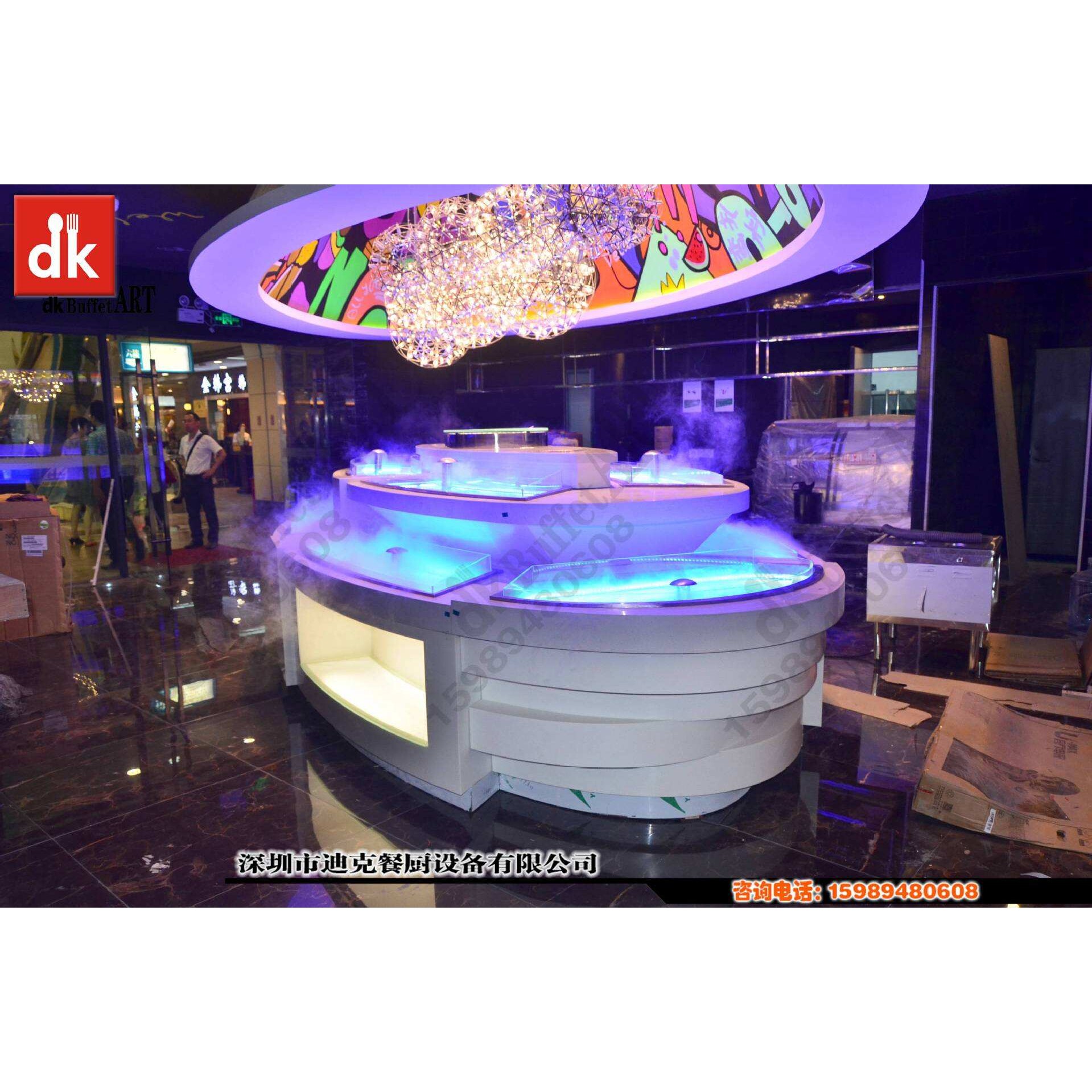 深圳迪克自助餐台设计节日自助餐台布置情人节自助餐厅装饰效果