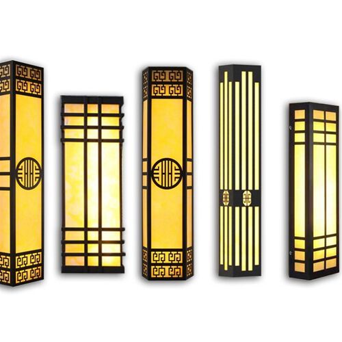 意杰士直销新中式户外防水别墅门口小区庭院景观LED户外壁灯