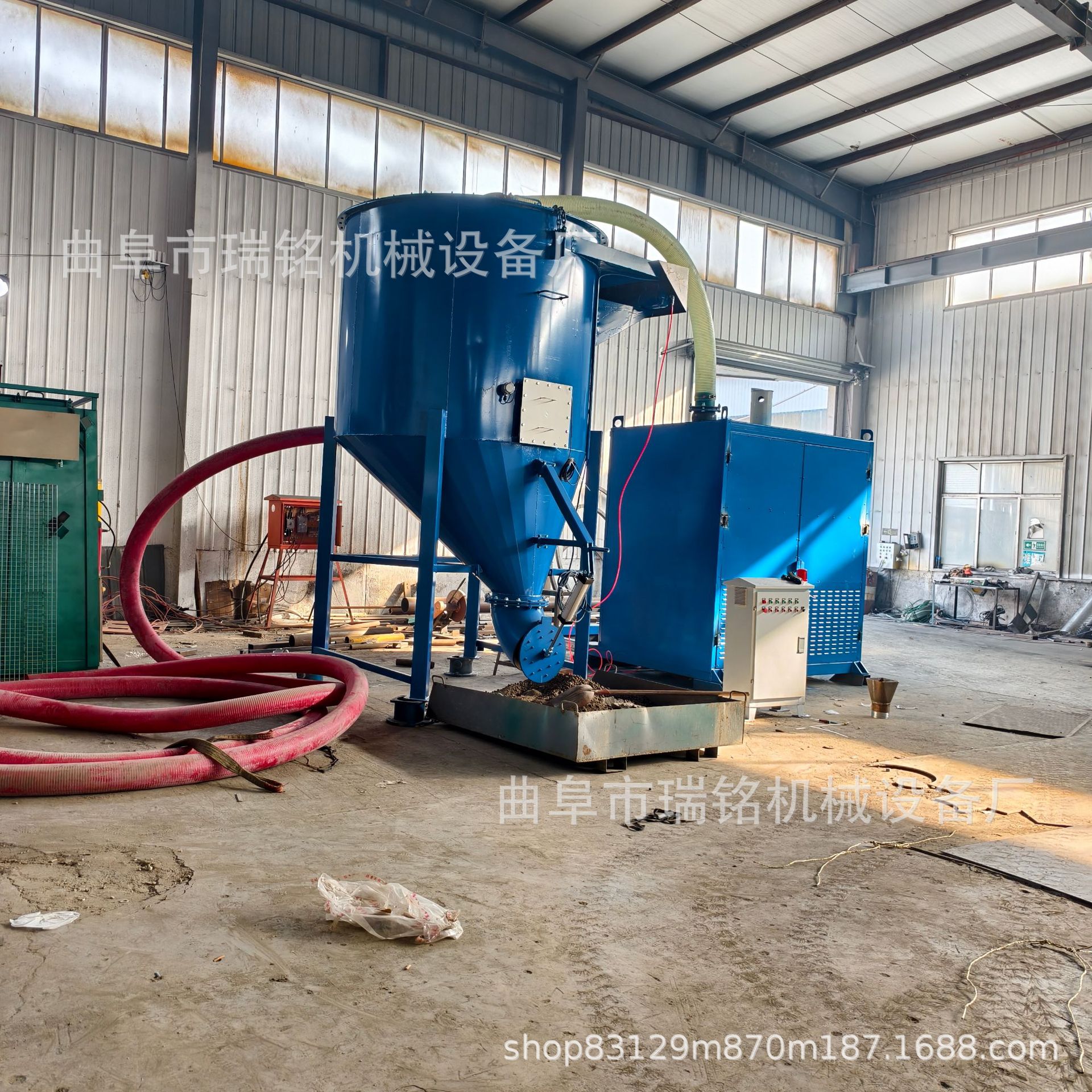 瑞铭200型水泥装罐车负压吸灰机