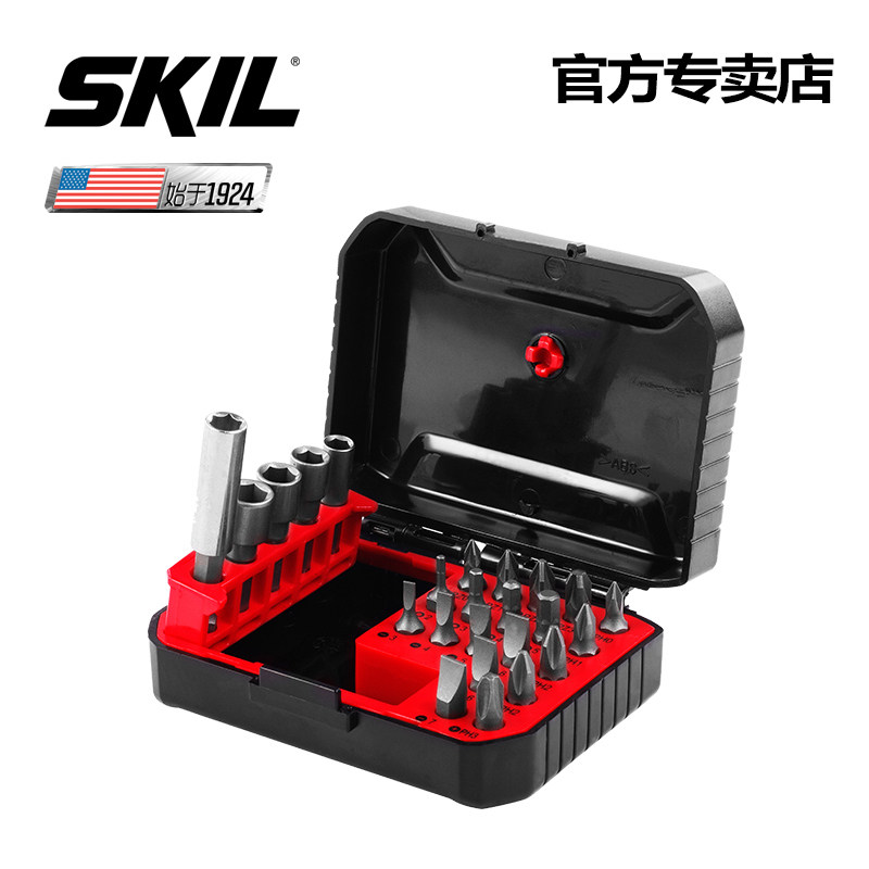 SKIL 电动工具附件 24件套装 冲击钻手电钻使用 特惠 堤旁树