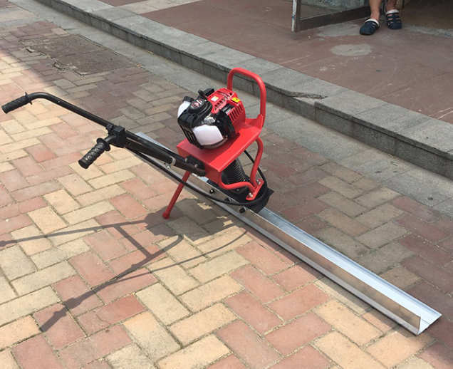 小型迷你路面振动找平摊平机