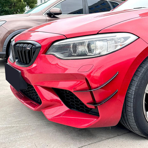 适用宝马2系bmw m2 f87 16-21款前风刀风口格栅车贴外饰改装配件