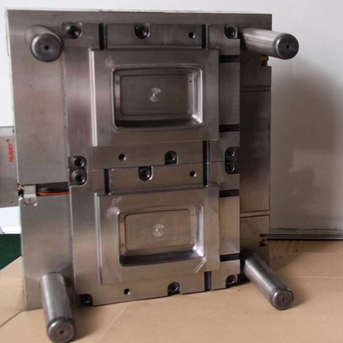 台州源彦工贸 供应一次性餐盒模具 薄壁注塑盒模具 打包盒桶模具图片